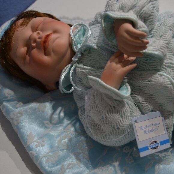 Baby Doll from Ashton Drake Galleries, "Rachel Visits Relatives", Rare - NEW - Picture 7 of 12